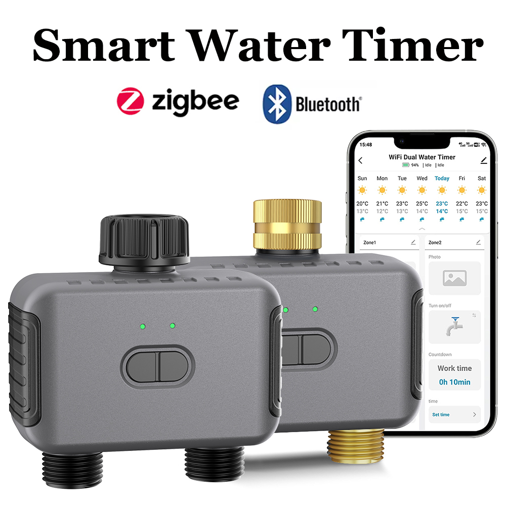 Smart Garden System - Minuterie d'eau intelligente Tuya Zigbee/BT, contrôleur