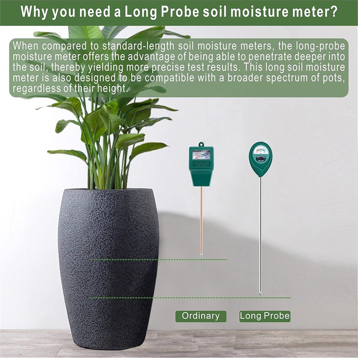 Plant Sensor - Hygromètre à sonde longue LNHF pour