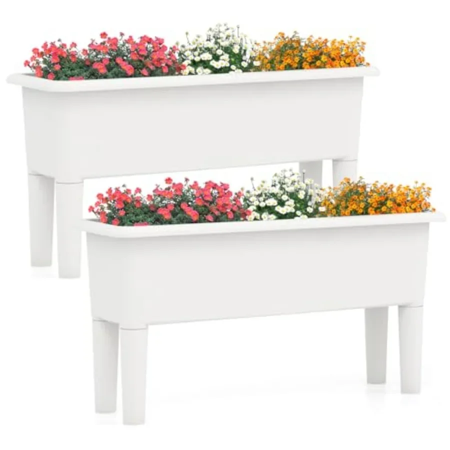 Self Watering Planter - Ensemble de 2 jardinières surélevées pour