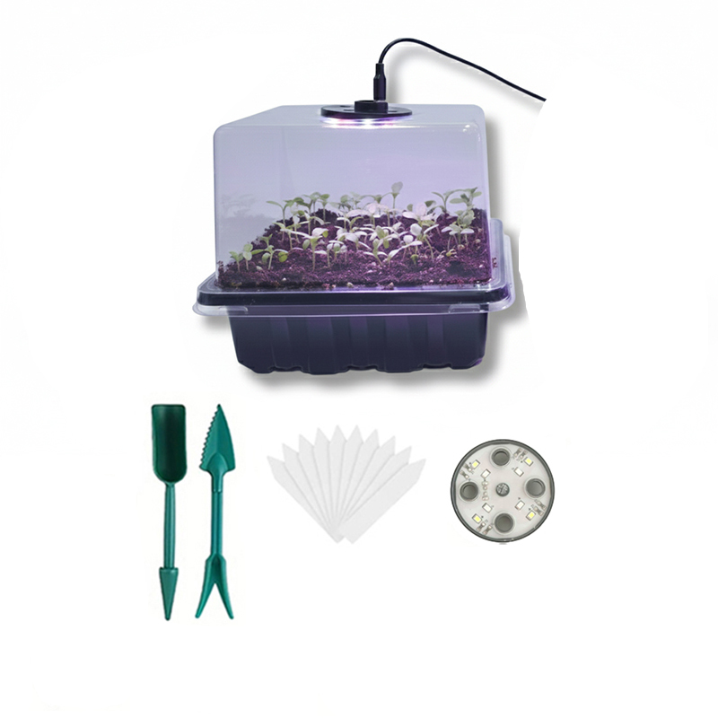 Grow Light Led - Lot de 1/2/3 plateaux de germination