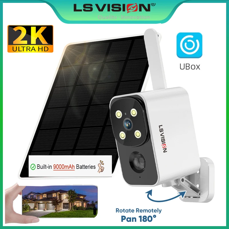 Garden Camera - LS VISION caméra solaire extérieure caméra