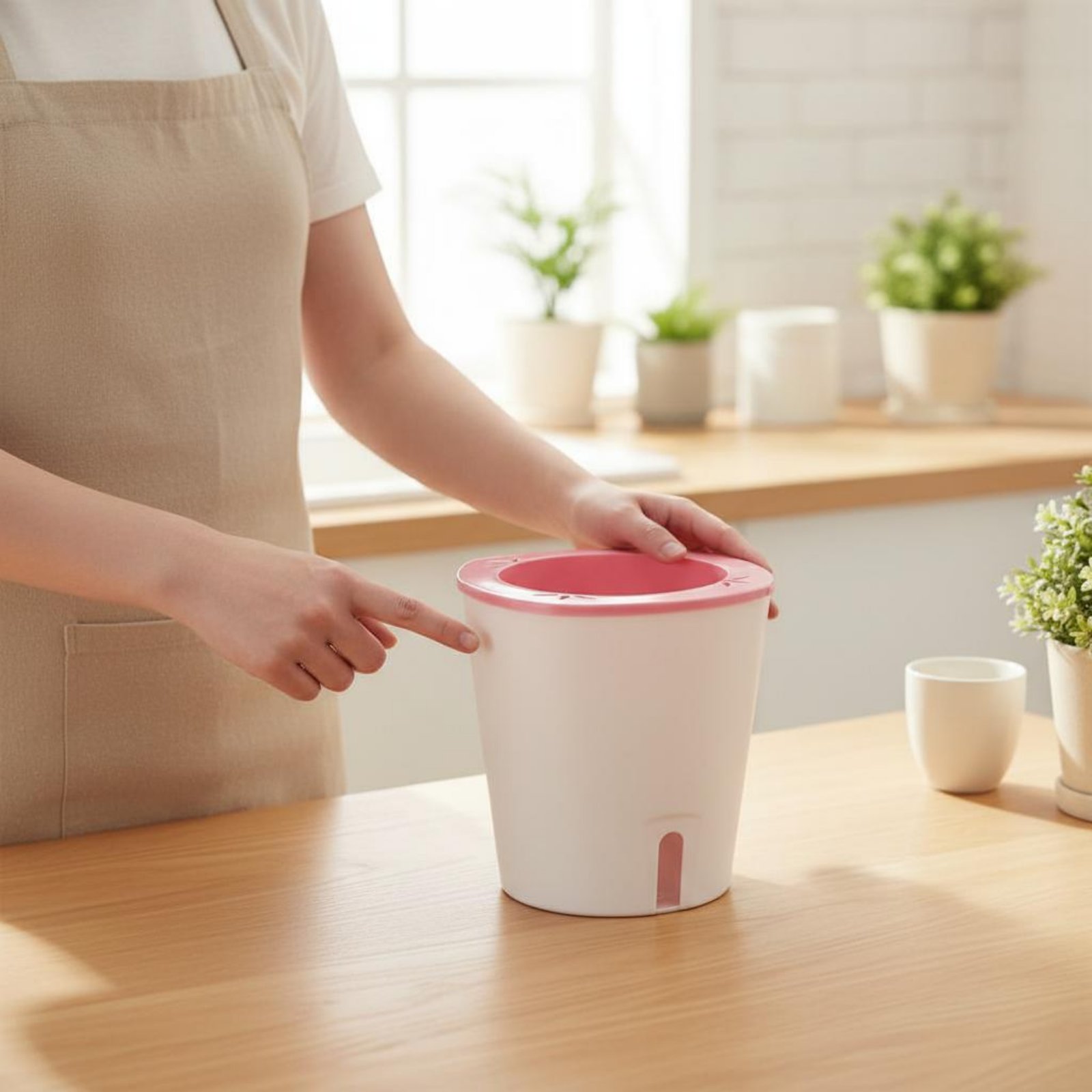 Self Watering Planter - Jardinière auto-arrosante de grande taille, pot