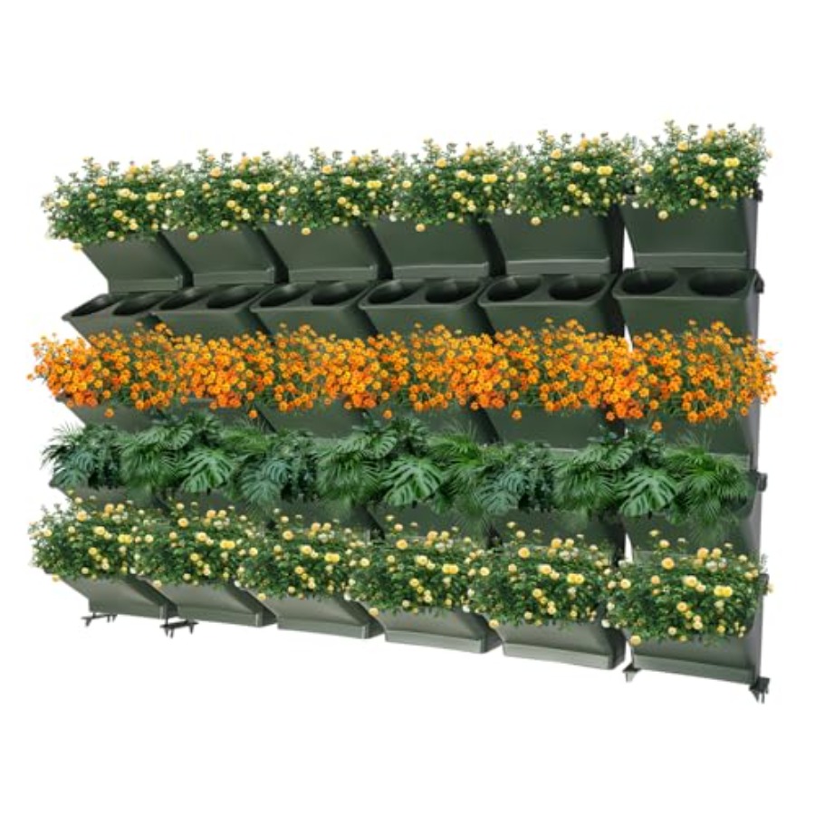 Self Watering Planter - Jardinière murale verticale pour balcon et