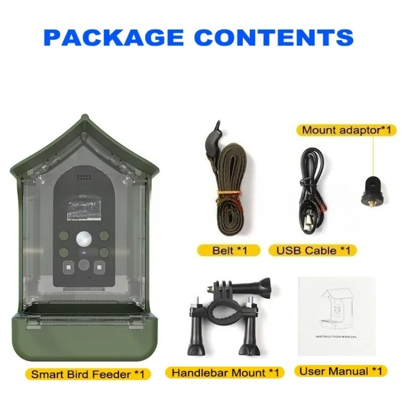 Garden Camera - Caméra de faune de jardin extérieure