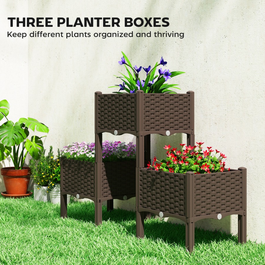 Bac de jardin surélevé en plas - Self Watering Planter avis et prix