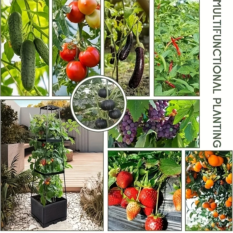 Tour à tomates avec bac de pla - Hydroponic Tower avis et prix