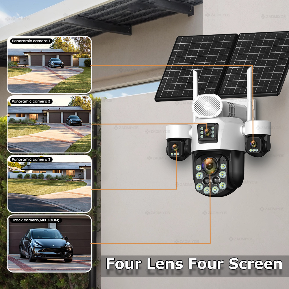 4 objectifs extérieurs 360° °  - Garden Camera avis et prix