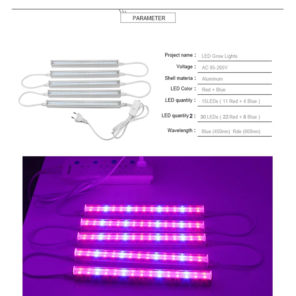 Bandes lumineuses LED pour pla - Plant Grow Light Full Spectrum avis et prix