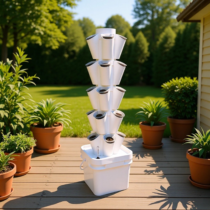 Tour hydroponique de bureau 8L - Hydroponic Tower avis et prix
