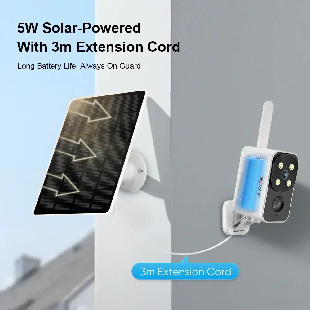LS VISION caméra solaire extér - Garden Camera avis et prix