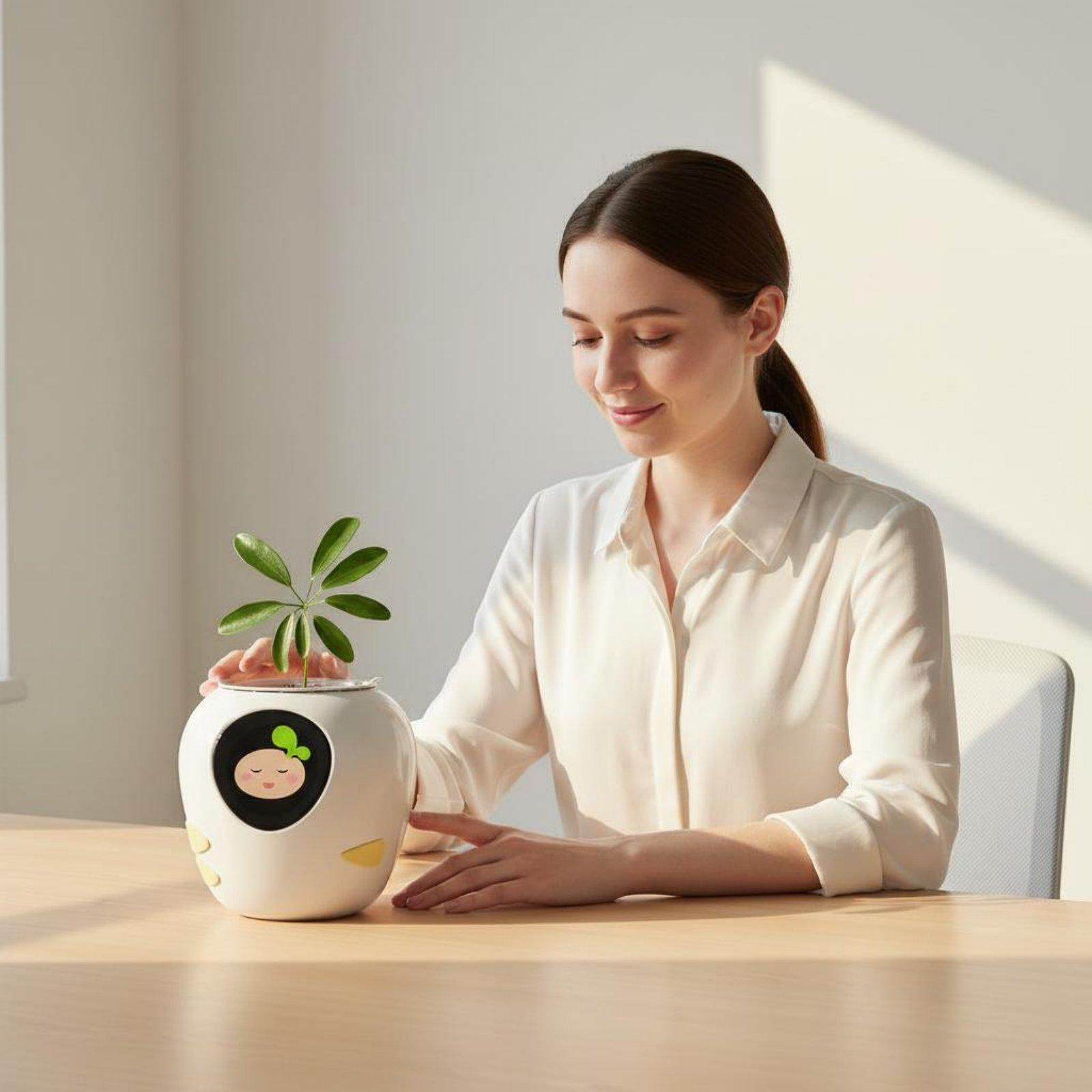 Pot de fleurs interactif, comp - Automatic Watering avis et prix